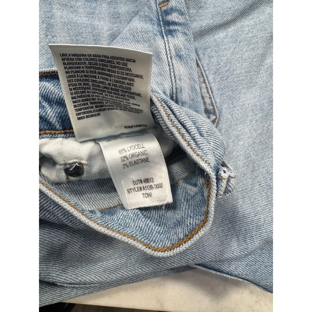 AGOLDE Toni Mid-Rise Skinny Jeans Light Wash Women’s 28 Sustainable Luxury Clean - Picture 15 of 15